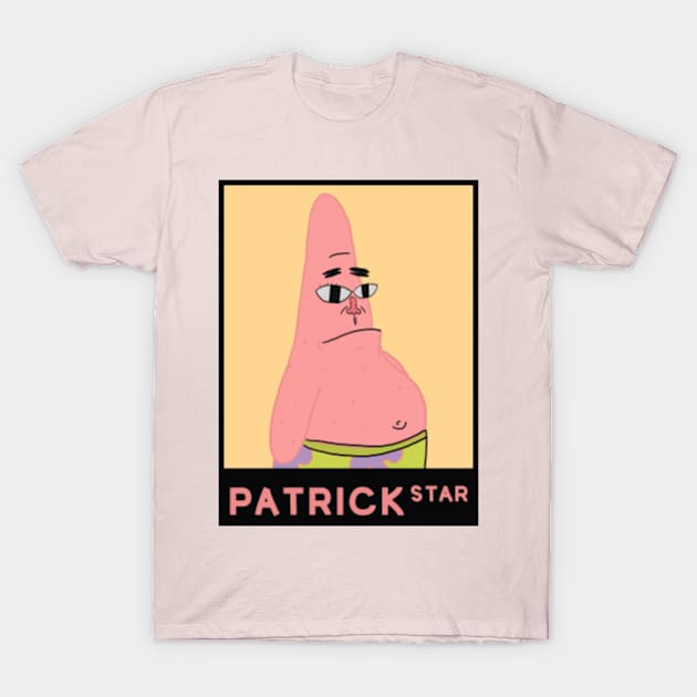 Patrick star face shirt top